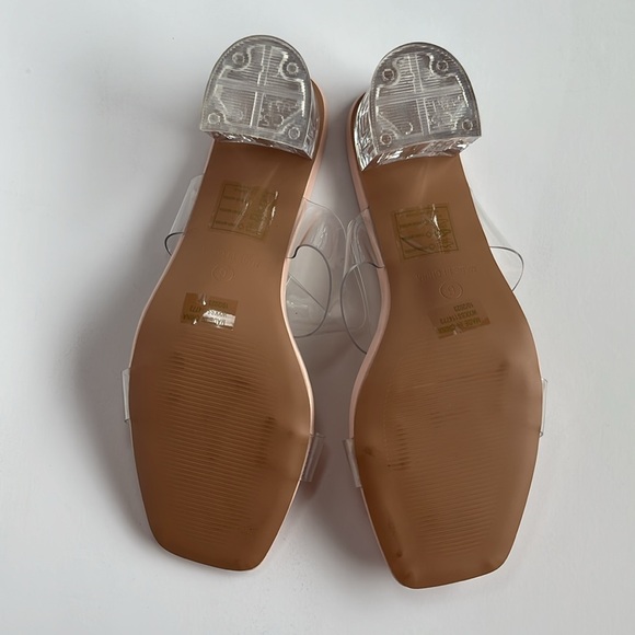 Boohoo Clear Block Heels - Picture 7 of 9